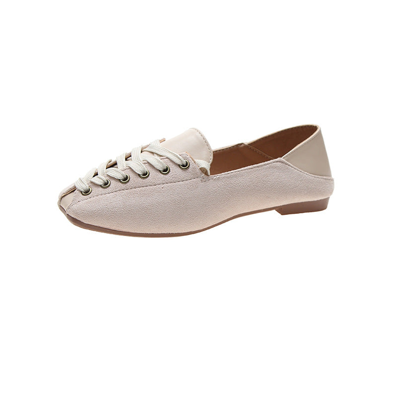 Student Flat One-Foot Casual Peas Shoes Women's Shoes