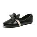 Bow tie flat casual women's shoes