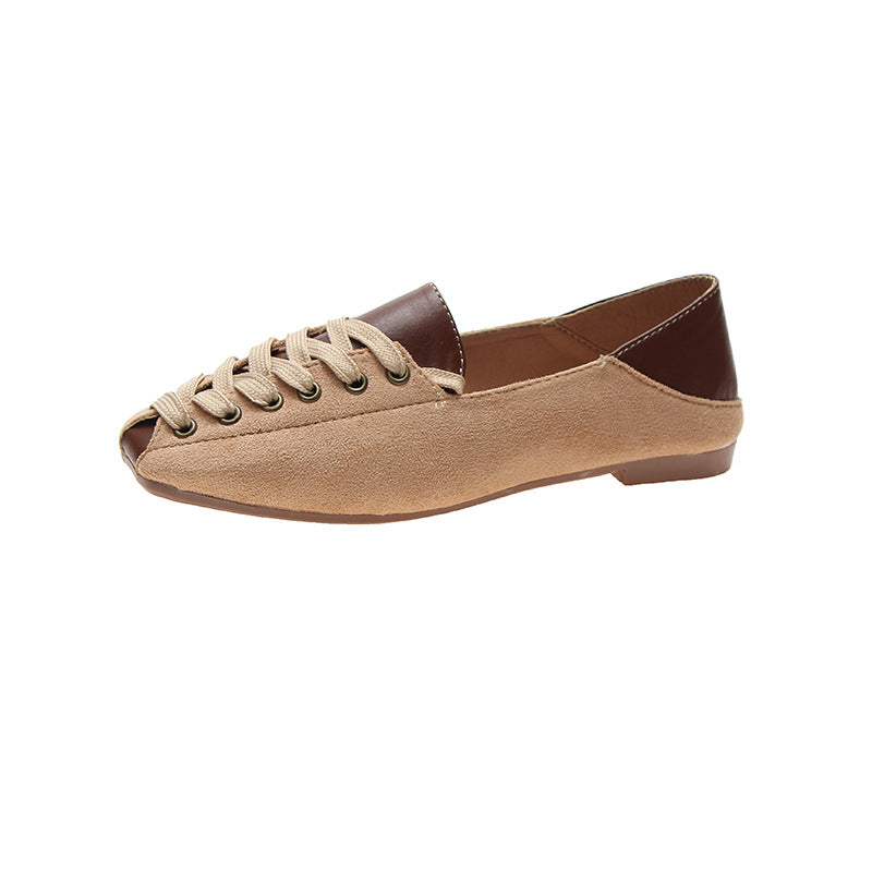 Student Flat One-Foot Casual Peas Shoes Women's Shoes